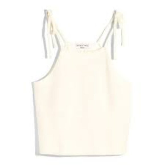 Madewell textured halter tank szS - Picture 1 of 9